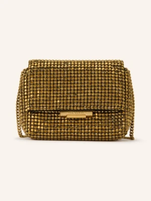 Ted Baker Mikro Torebka Gliters Z Kamieniami Ozdobnymi gold