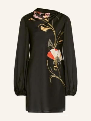 Ted Baker Satyna Sukienka Molma Z Kokardą schwarz