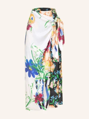 Ted Baker Satynowa Spódnica Allmia W Stylu Kopertowym schwarz