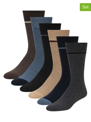 Ted Baker Skarpety (12 par) w kolorze niebiesko-beżowo-czarnym rozmiar: onesize