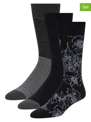 Ted Baker Skarpety (6 par) w kolorze czarno-antracytowym rozmiar: onesize