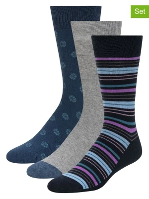 Ted Baker Skarpety (6 par) w kolorze niebiesko-szaro-czarnym rozmiar: onesize