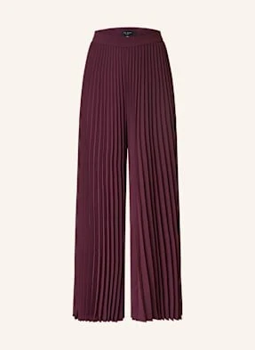 Ted Baker Spodnie Plisowane Oxblood rot