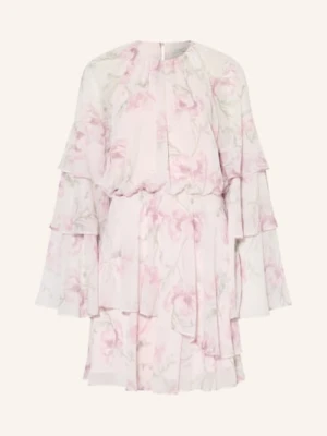 Ted Baker Sukienka Koktajlowa Z Falbanami pink