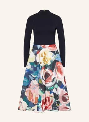 Ted Baker Sukienka Patriia Z Mieszanki Materiałów blau