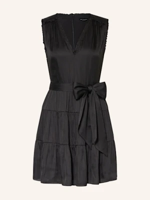 Ted Baker Sukienka Satynowa Otiana Z Falbanką schwarz