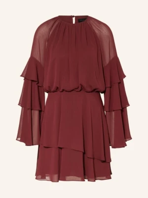 Ted Baker Sukienka Serento Z Falbanami rot