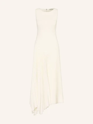 Ted Baker Sukienka Z Dzianiny Azzina Z Mieszanki Materiałów Z Plisami weiss