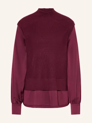 Ted Baker Sweter Caycey Z Mieszanki Materiałów rot
