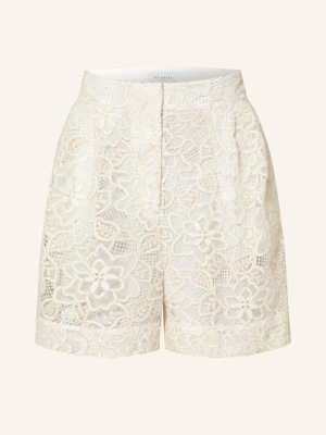 Ted Baker Szorty Z Koronki Bowia weiss