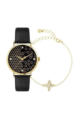 Ted Baker zegarek i bransoletka damski kolor czarny