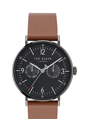 Ted Baker zegarek męski kolor brązowy BKPPGF402
