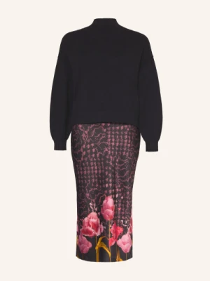 Ted Baker Zestaw Kaatyy: Satynowa Sukienka I Sweter schwarz
