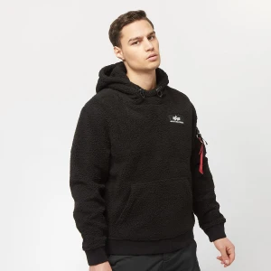 Alpha Industries Teddy Hoody mężczyźni Bluzy czarny rozmiar Odzież