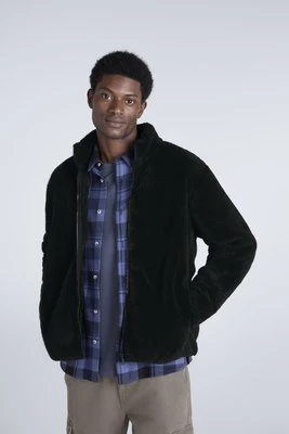 Teddy — męska kurtka polarowa - Charcoal Animal