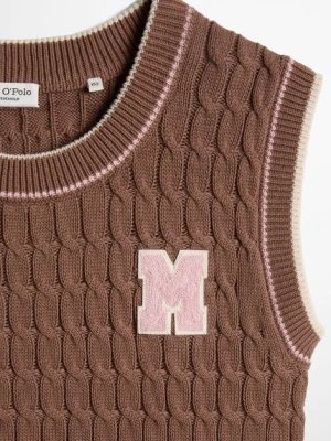 TEENS-‎GIRLS Sweter bez rękawów Marc O'Polo hnědá