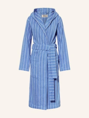 Tekla Szlafrok Uniseks Z Kapturem blau
