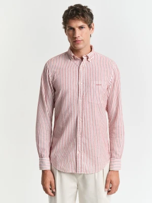 Teksturowana koszula w prążki o regularnym kroju GANT