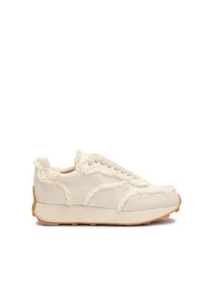 Tekstylne sneakersy damskie Kazar