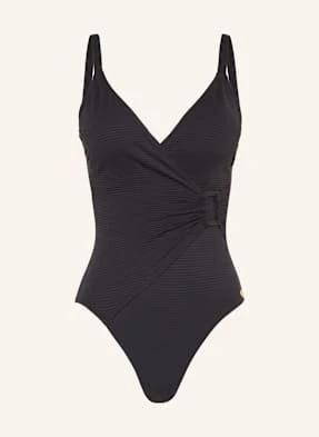 Ten Cate Strój Kąpielowy W Stylu Kopertowym schwarz