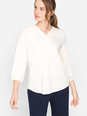 TENCEL™ Biała bluzka damska Hannah - Season Favourite Olsen