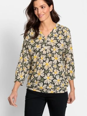 TENCEL™ Bluzka damska Clara w kwiaty - City Culture Olsen