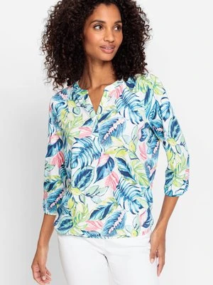 TENCEL™ Bluzka damska Clara we wzory - Miami Vibes Olsen