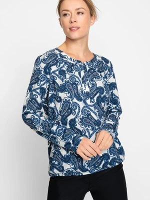 TENCEL™ Bluzka damska Clara z wzorem paisley - Classy Sport Olsen