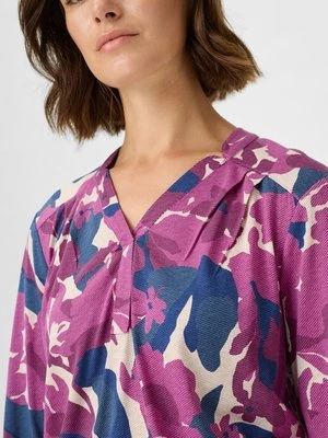 TENCEL™ Modal Różowa bluzka damska Clara w kwiaty – New Passion Olsen