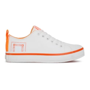 Tenisówki Big Star Shoes GG274084 White/Orange