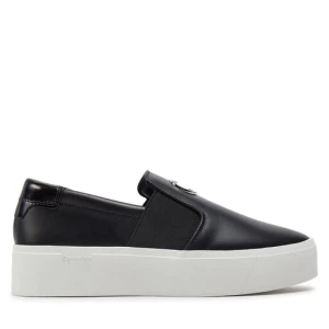 Tenisówki Calvin Klein Flatform Cup Slip On Re Lock Lth HW0HW02057 Czarny