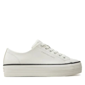 Tenisówki Calvin Klein Jeans Bold Vulc Flatf Low Lth In YW0YW01633 Biały