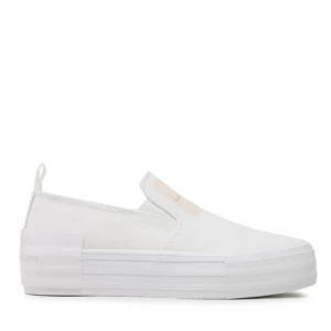 Tenisówki Calvin Klein Jeans Bold Vulc Flatf Slipon Wn YW0YW01040 Biały