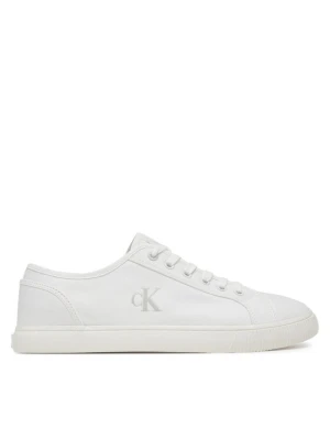 Tenisówki Calvin Klein Jeans Ess Vulc Low Mg Canvas YM0YM01209 Biały