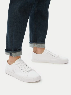 Tenisówki Calvin Klein Jeans Ess Vulc Low Mg Canvas YM0YM01209 Biały