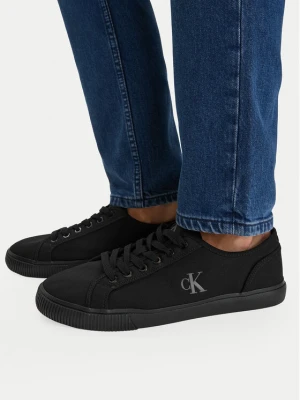 Tenisówki Calvin Klein Jeans Ess Vulc Low Mg Canvas YM0YM01209 Czarny