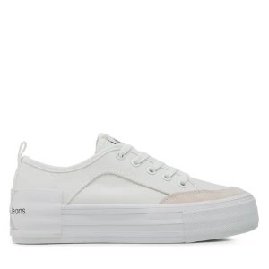 Tenisówki Calvin Klein Jeans Vulc Flatform Bold Irreg Lines YW0YW00903 White/Ancient White 0LA