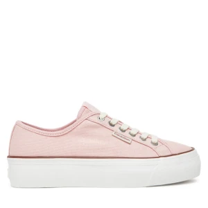 Tenisówki Calvin Klein Jeans Vulc Flatform Ctn Logo Tag YW0YW01838 Różowy