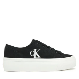 Tenisówki Calvin Klein Jeans Vulc Flatform Low Cv Mg YW0YW01763 Czarny