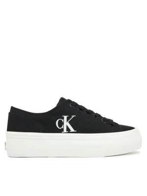 Tenisówki Calvin Klein Jeans Vulc Flatform Low Cv Mg YW0YW01763 Czarny