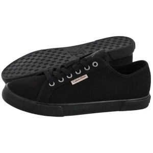 Tenisówki Ess Vulc Low Mg Cv Triple Black YM0YM01301 0GJ (CK680-b) Calvin Klein