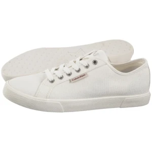 Tenisówki Ess Vulc Low Mg Cv Triple Bright White YM0YM01301 0K4 (CK680-a) Calvin Klein