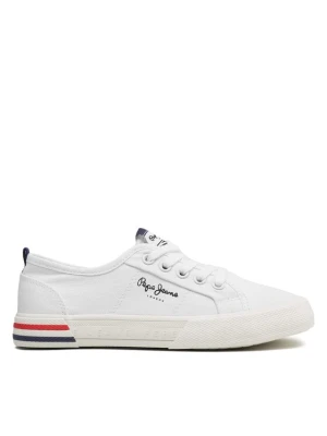 Tenisówki Pepe Jeans Brady Basic G PGS30561 Biały