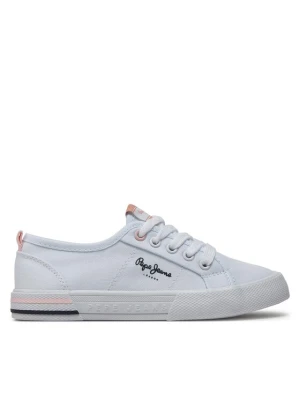 Tenisówki Pepe Jeans Brady Basic G PGS30604 Biały