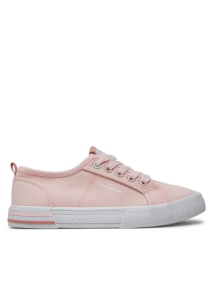 Tenisówki Pepe Jeans Brady Basic G PGS30604 Różowy