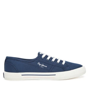 Tenisówki Pepe Jeans Brady Basic W PLS31287 Niebieski