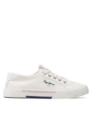 Tenisówki Pepe Jeans Brady Girl Basic PGS30543 Biały