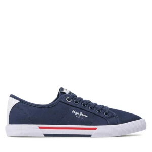 Tenisówki Pepe Jeans Brady Men Basic PMS30816 Granatowy