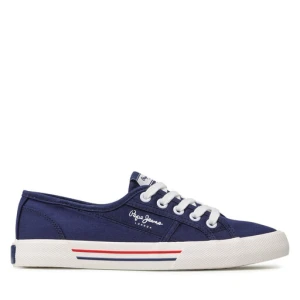 Tenisówki Pepe Jeans Brady W Basic PLS31287 Granatowy