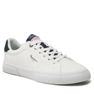 Tenisówki Pepe Jeans Kenton Flag M PMS30906 Biały